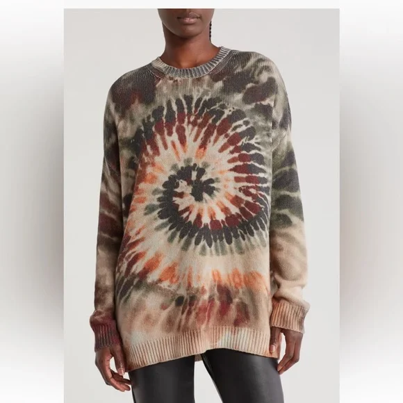 Valentino Tie-Dye Oversize Cashmere Sweater - Picture 1 of 10